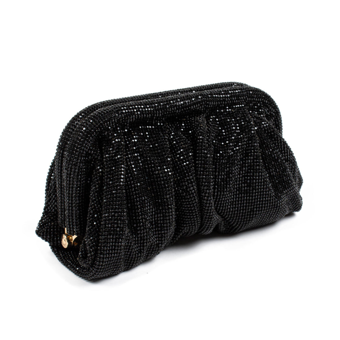 clutch carate con micro cristalli CARATE NERO ODI' ODI' 