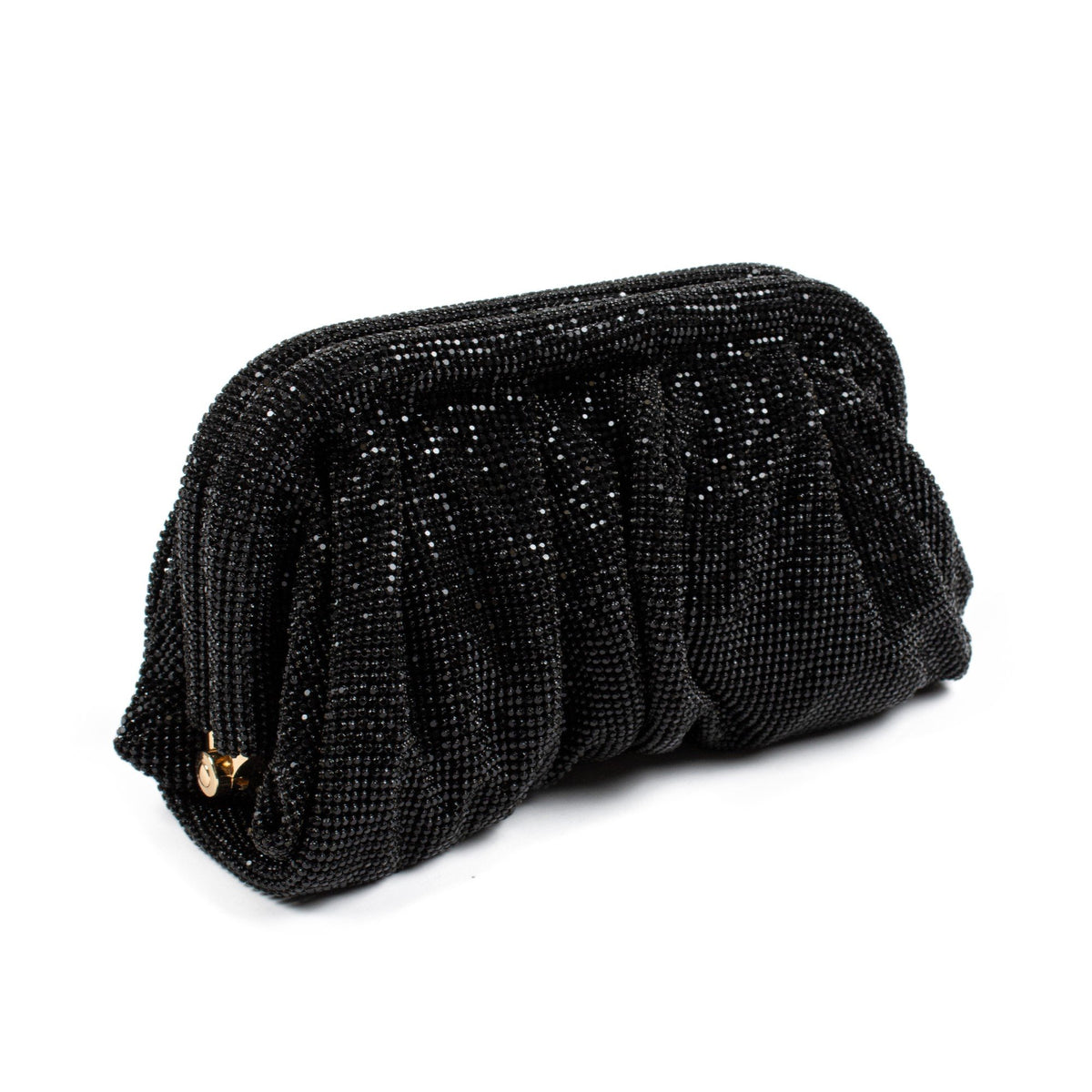 clutch carate con micro cristalli CARATE NERO ODI' ODI' 