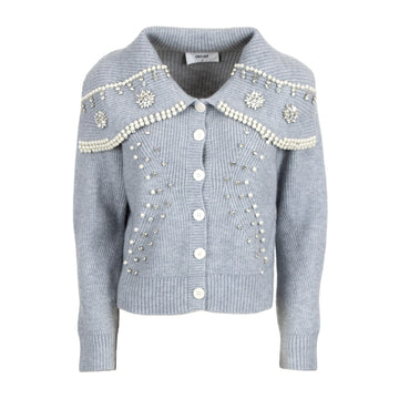 cardigan con applicazioni GALATINA GRIGIO ODI' ODI' 