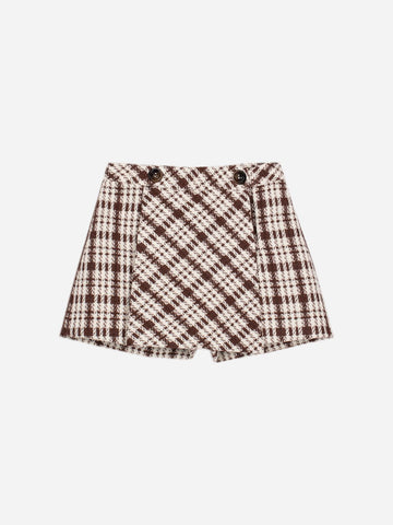 shorts a quadri CL4333431 E0002 CHOCOLATE PATACHOU 