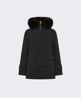 PeUTEREY parka buriram in pelliccia di volpe Nero