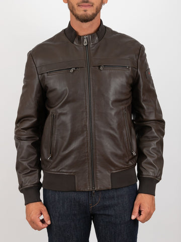 giubbino biker in pelle SANDS LE TTP FW 09 961 PeUTEREY 