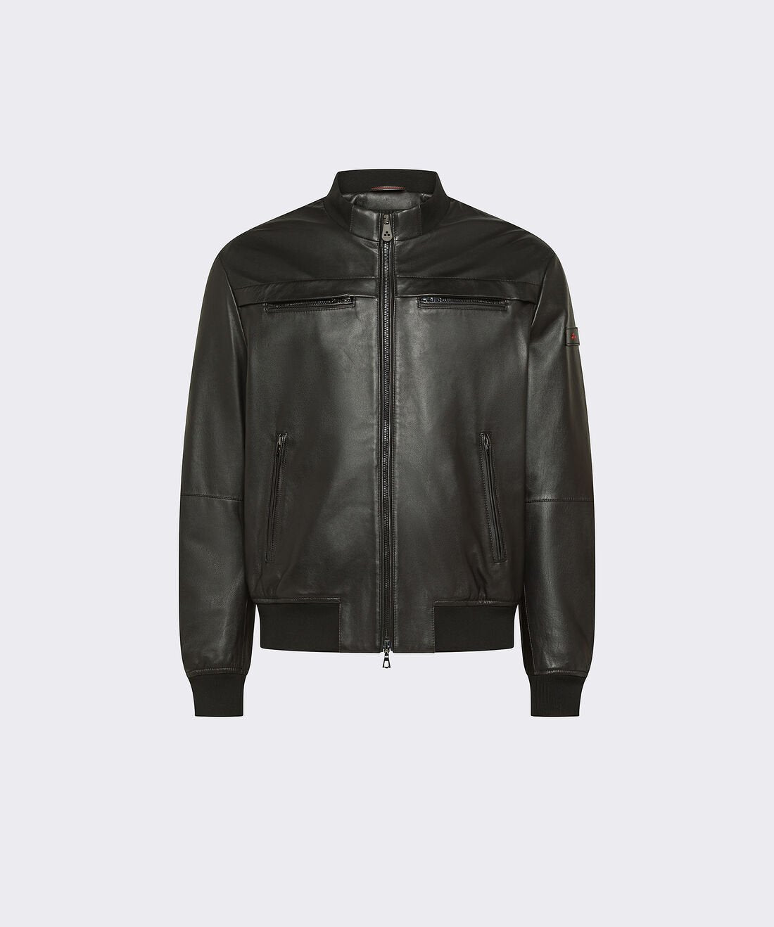 giubbino biker in pelle SANDS LE TTP FW 09 NER PeUTEREY 