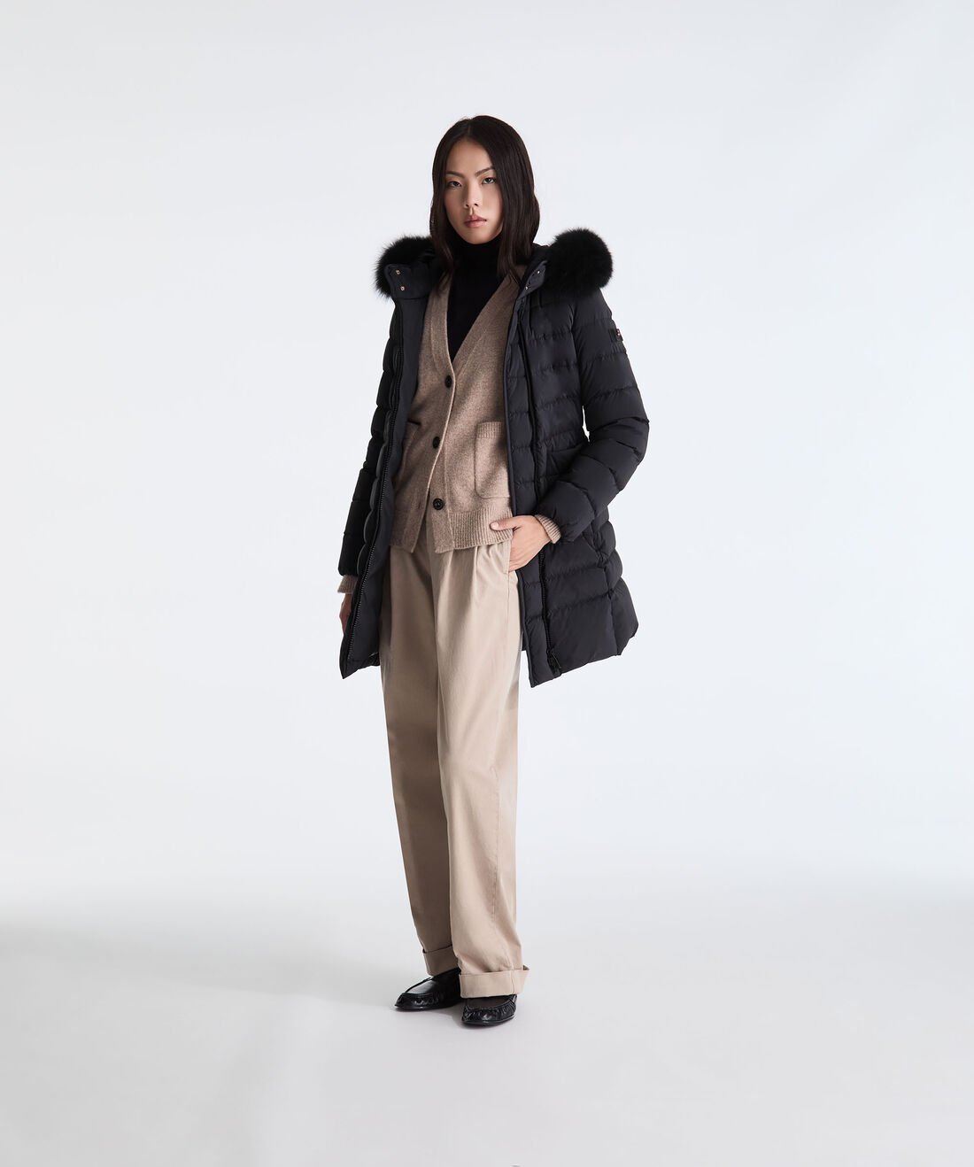 piumino lungo seriola SERIOLA ML 06 FUR 808 PeUTEREY 