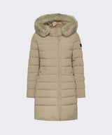 PeUTEREY piumino lungo seriola Beige