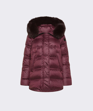 puffer jacket takan TAKAN MQN 04 FUR 446 PeUTEREY 