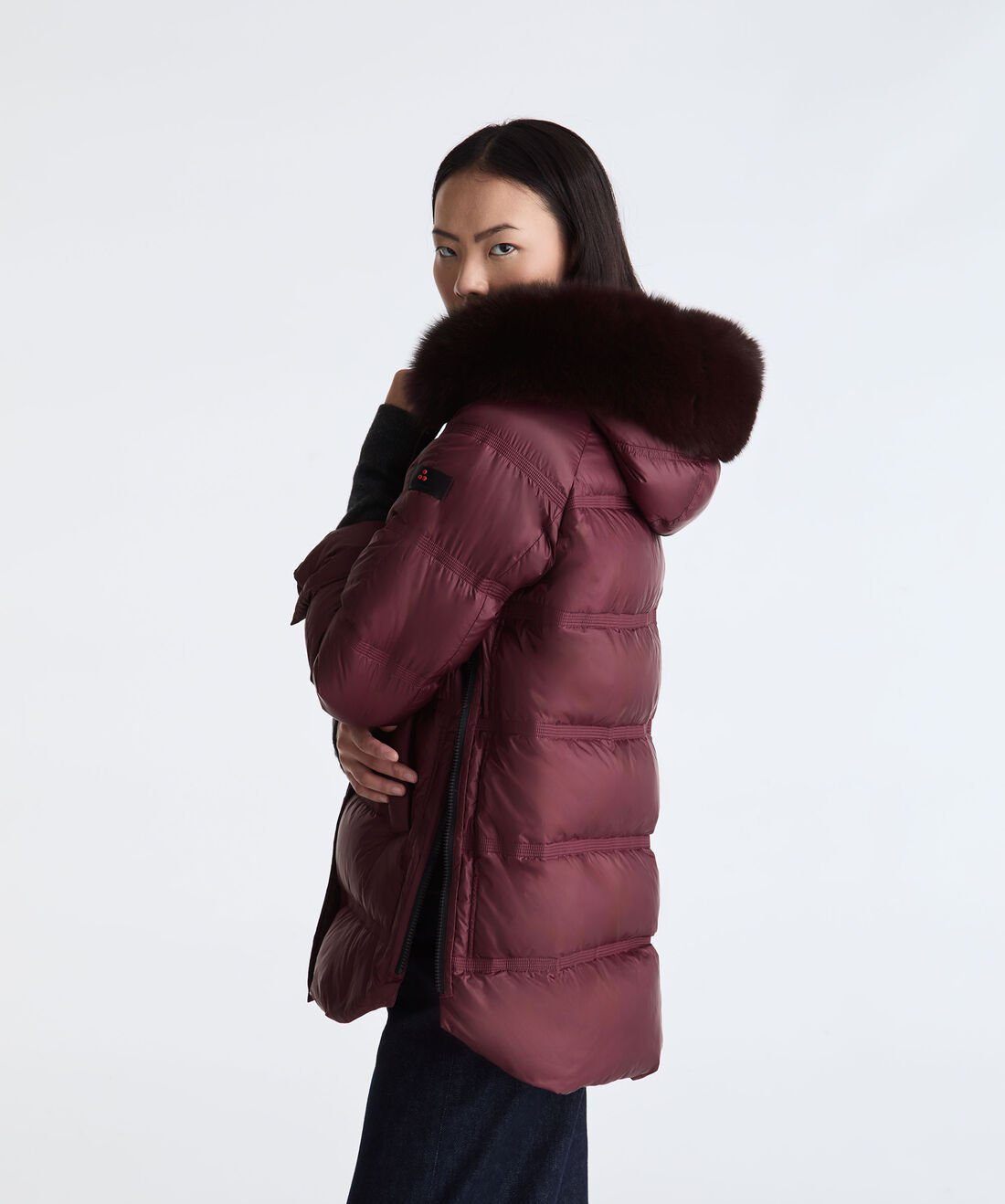 puffer jacket takan TAKAN MQN 04 FUR 446 PeUTEREY 
