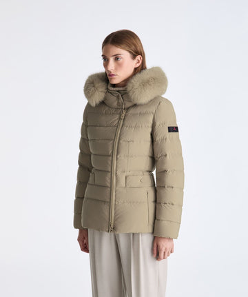 piumino corto con cappuccio TURMALET ML 06 FUR 852 PeUTEREY 