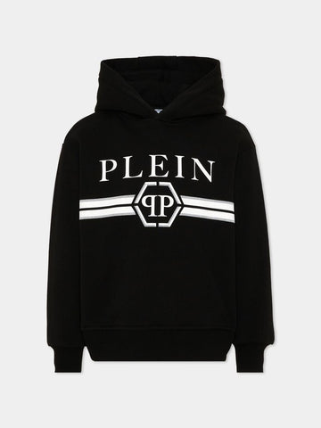 felpa con cappuccio e logo F6PHJBHS092 110 PHILIPP PLEIN 