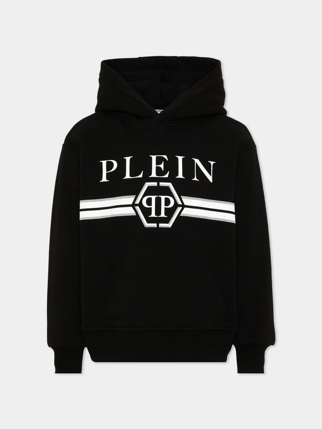 felpa con cappuccio e logo F6PHJBHS092 110 PHILIPP PLEIN 