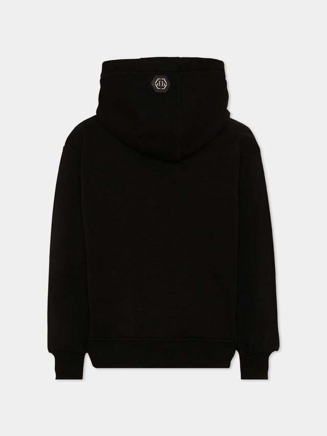 felpa con cappuccio e logo F6PHJBHS092 110 PHILIPP PLEIN 
