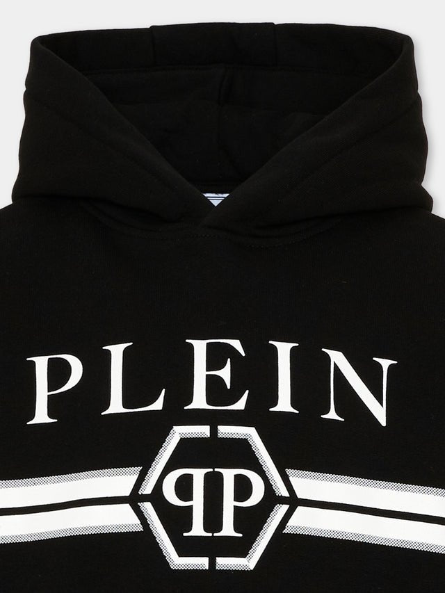 felpa con cappuccio e logo F6PHJBHS092 110 PHILIPP PLEIN 