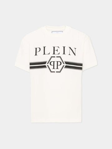 t-shirt hexagon F6PHJBTH093 002 PHILIPP PLEIN 