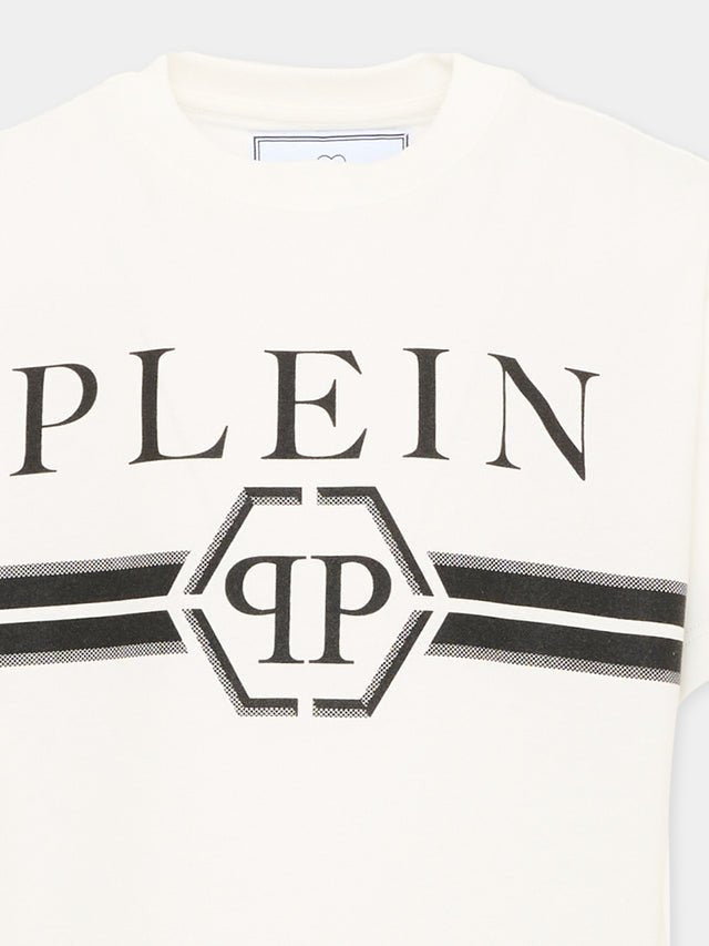 t-shirt hexagon F6PHJBTH093 002 PHILIPP PLEIN 