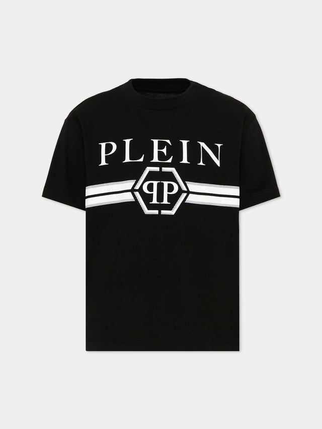t-shirt hexagon F6PHJBTH093 110 PHILIPP PLEIN 