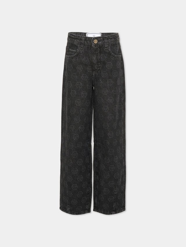 jeans monogramm F6PHJGDP014 129 PHILIPP PLEIN 