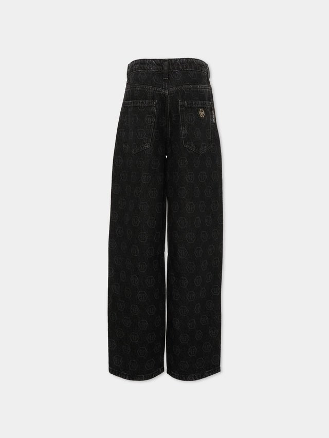 jeans monogramm F6PHJGDP014 129 PHILIPP PLEIN 
