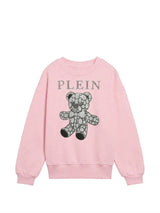 PHILIPP PLEIN felpa con orso strass Rosa