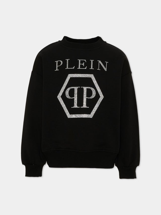 felpa con strass exagon F6PHJGSW021 110 PHILIPP PLEIN 
