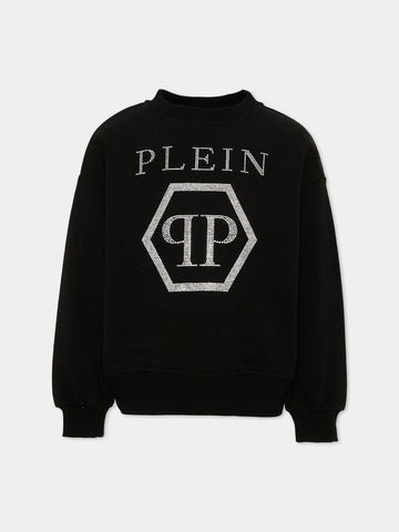 felpa con strass exagon F6PHJGSW021 110 PHILIPP PLEIN 