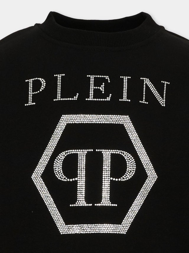 felpa con strass exagon F6PHJGSW021 110 PHILIPP PLEIN 