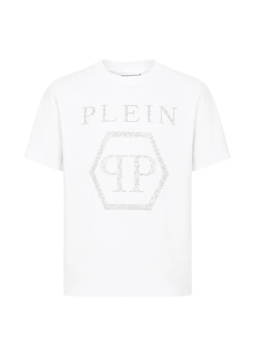 t-shirt logo strass F6PHJGTH022 002 PHILIPP PLEIN 