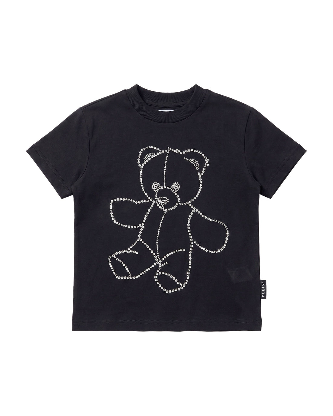t-shirt orsetto strass philipp plein F6PHJGTH035 110 PHILIPP PLEIN 