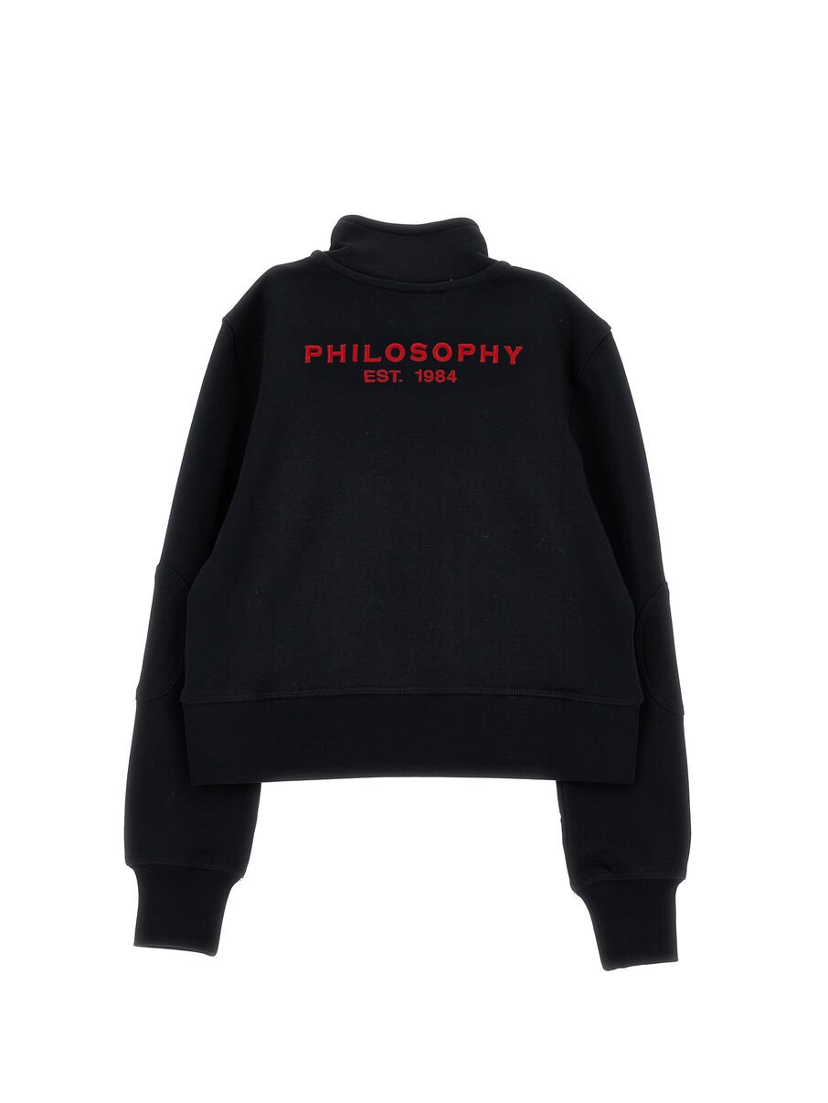 felpa full zip con logo I9H801 8053 0050 PHILOSOPHY 