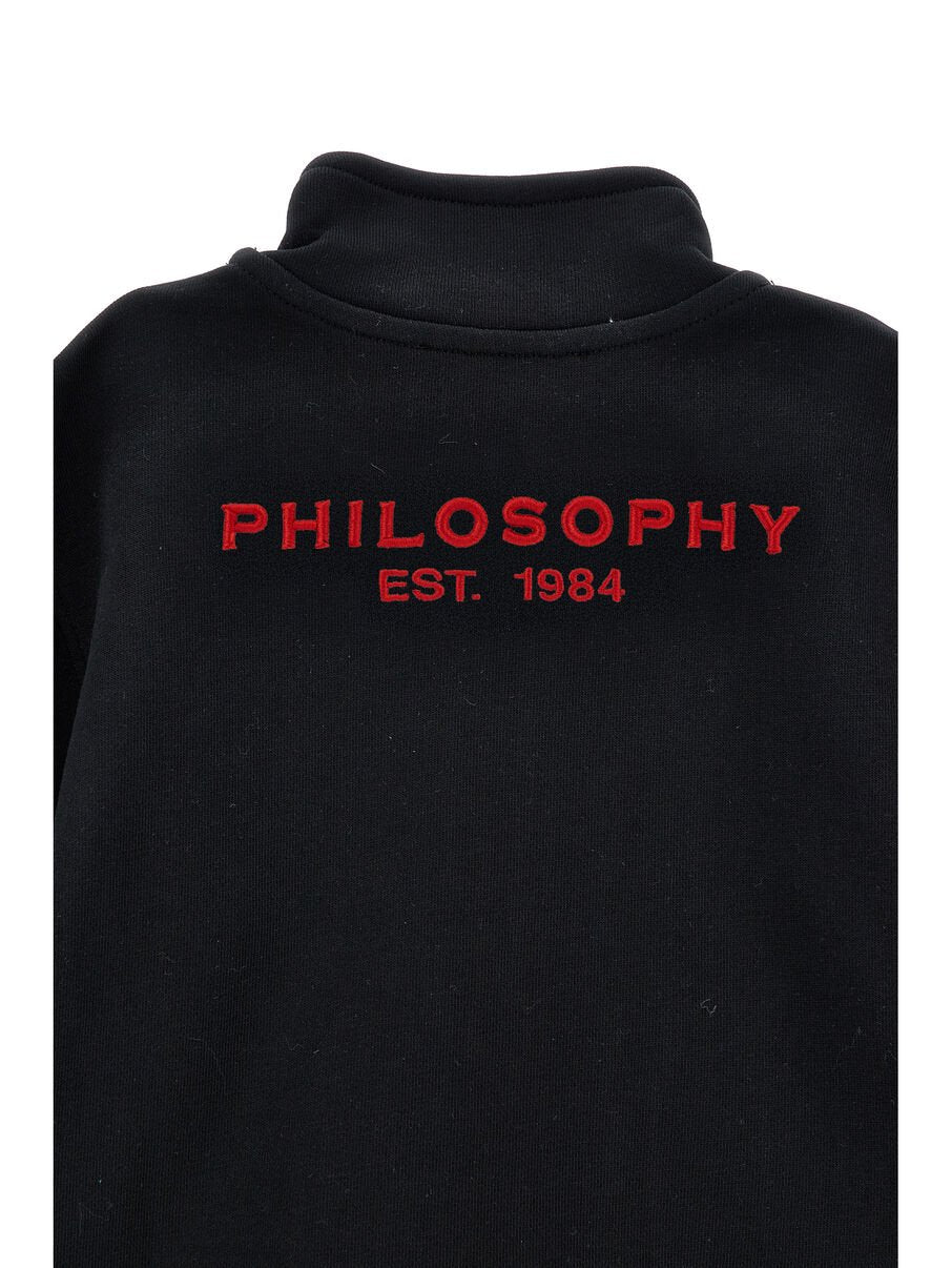 felpa full zip con logo I9H801 8053 0050 PHILOSOPHY 