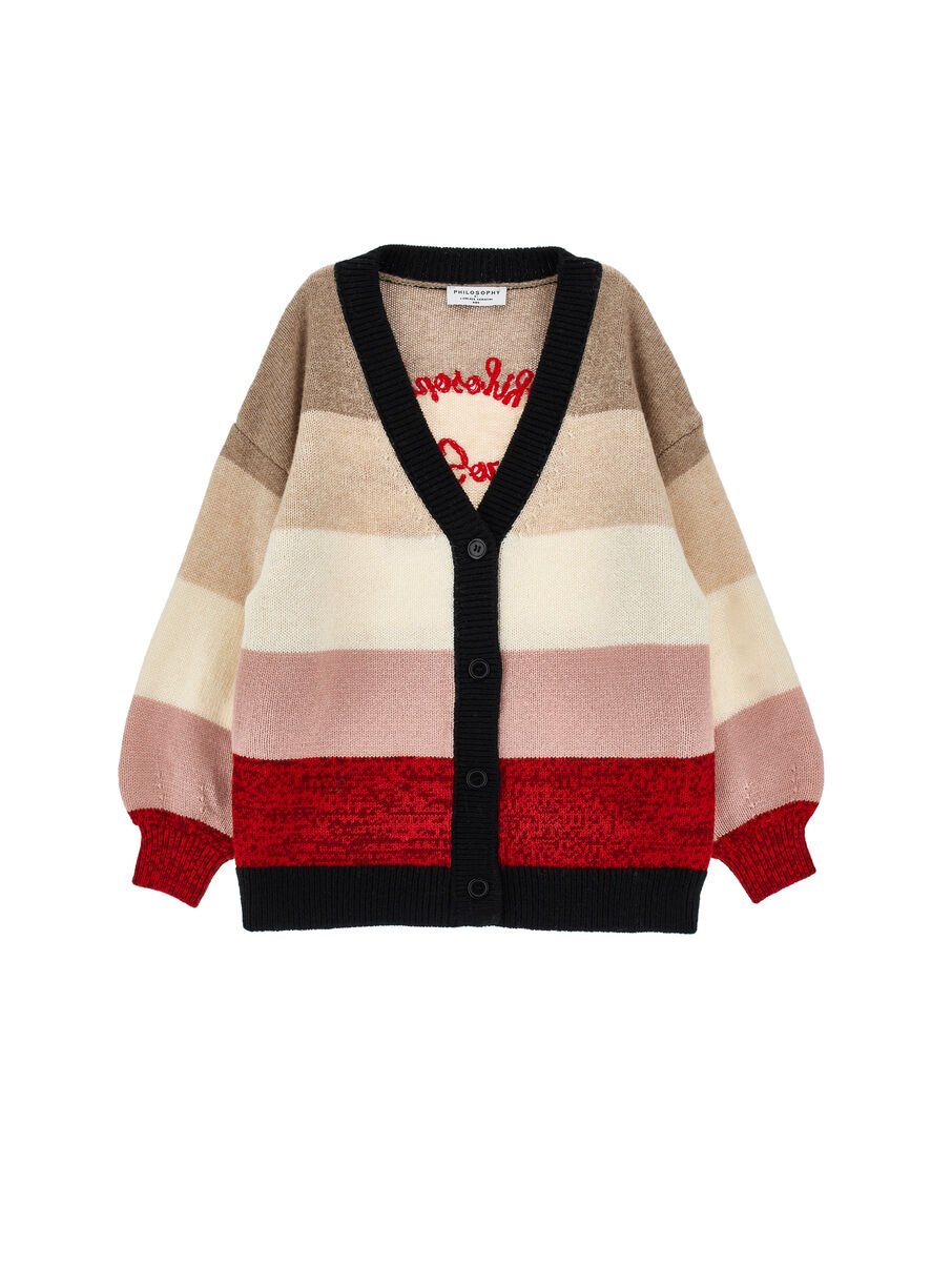 cardigan color block I9H803 8711 0084 PHILOSOPHY 