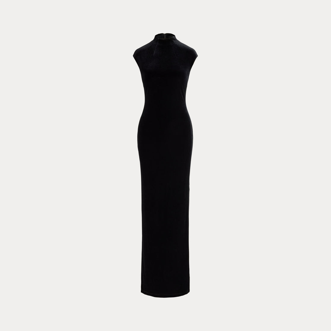 abito collo alto in velluto 253-B27584 001 LAUREN RALPH LAUREN 