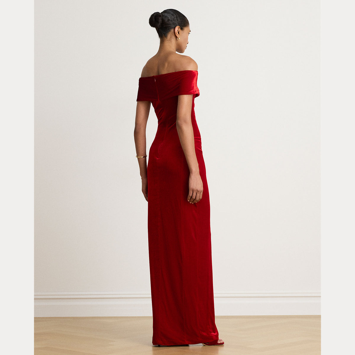 abito da sera in velluto 253-B27594 001 LAUREN RALPH LAUREN 
