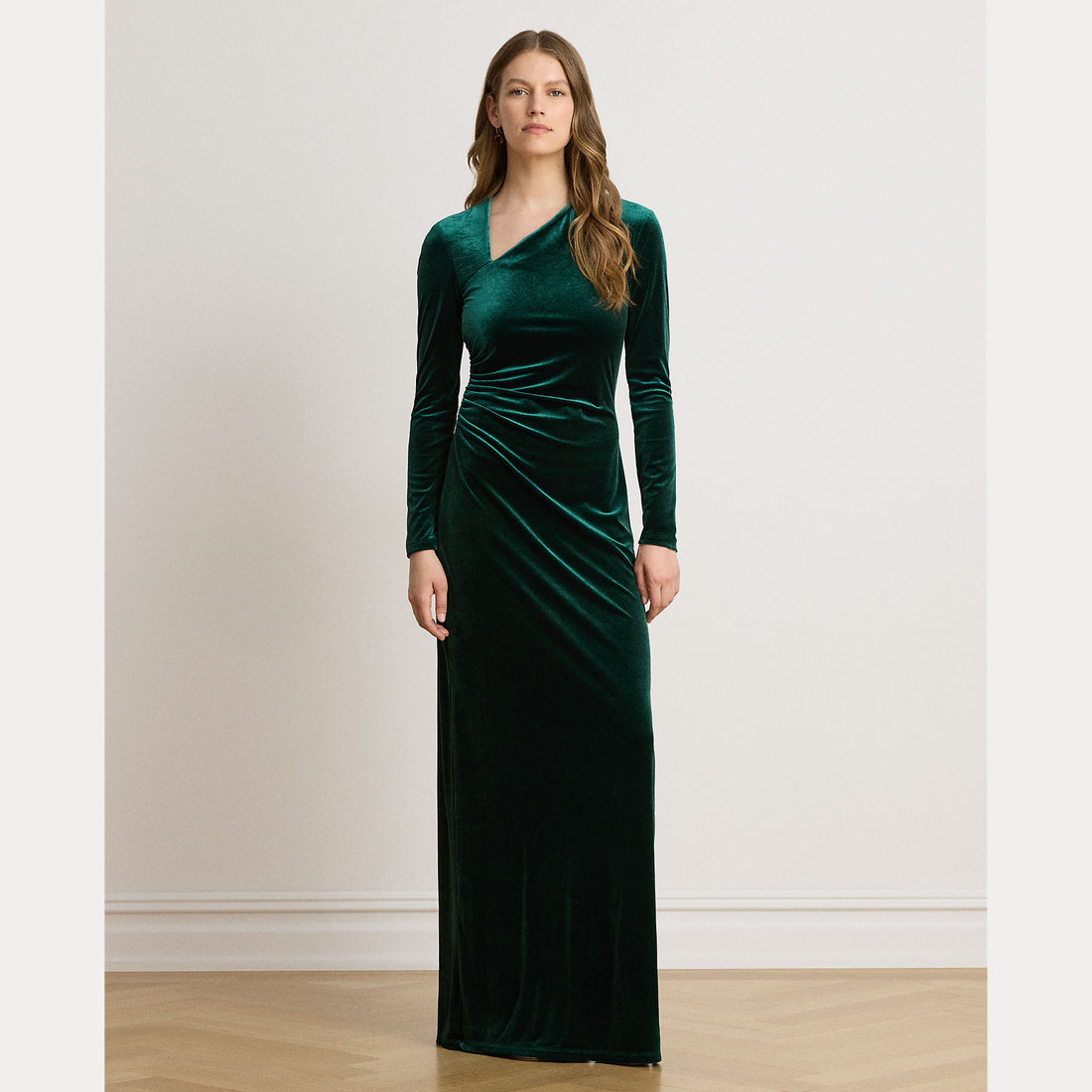 abito in velluto elasticizzato 253-B27595 001 LAUREN RALPH LAUREN 