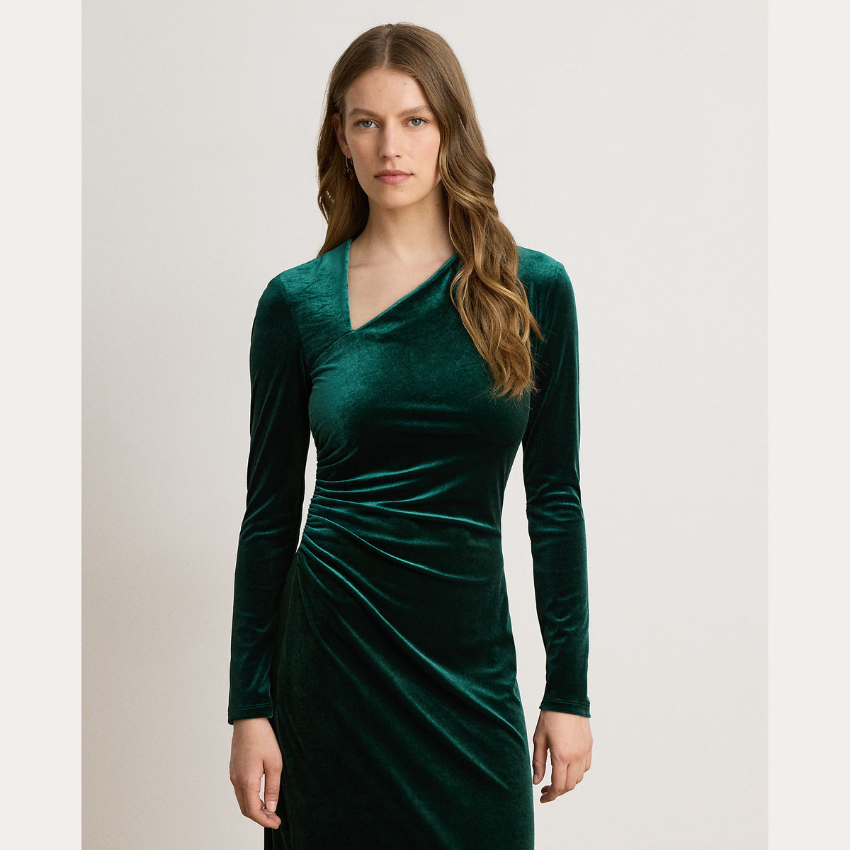 abito in velluto elasticizzato 253-B27595 001 LAUREN RALPH LAUREN 
