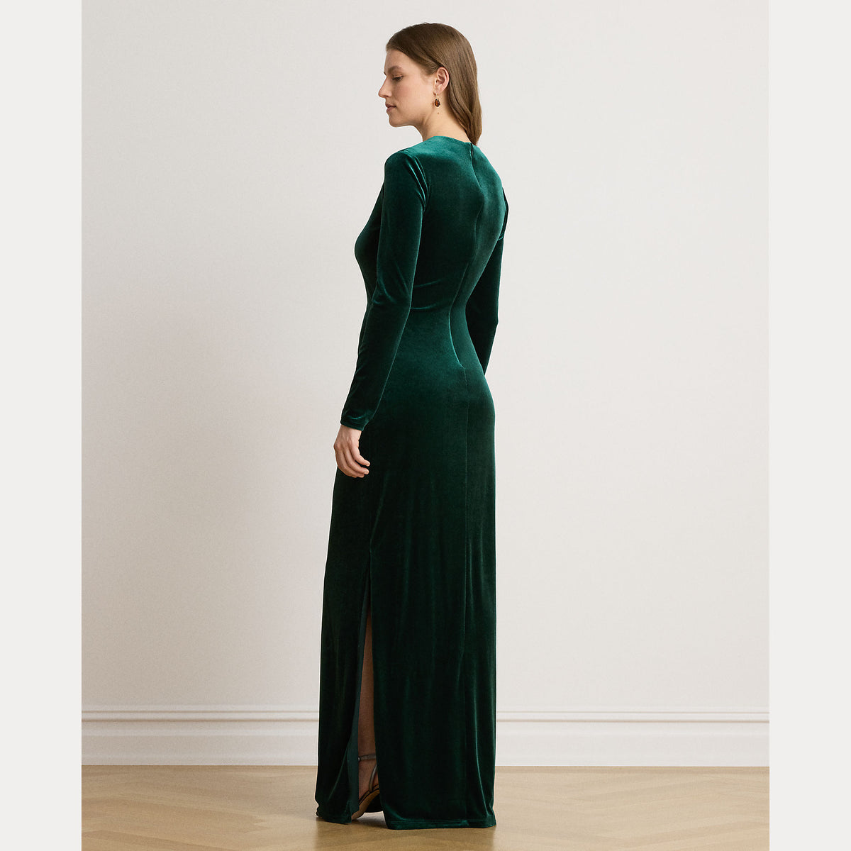 abito in velluto elasticizzato 253-B27595 001 LAUREN RALPH LAUREN 