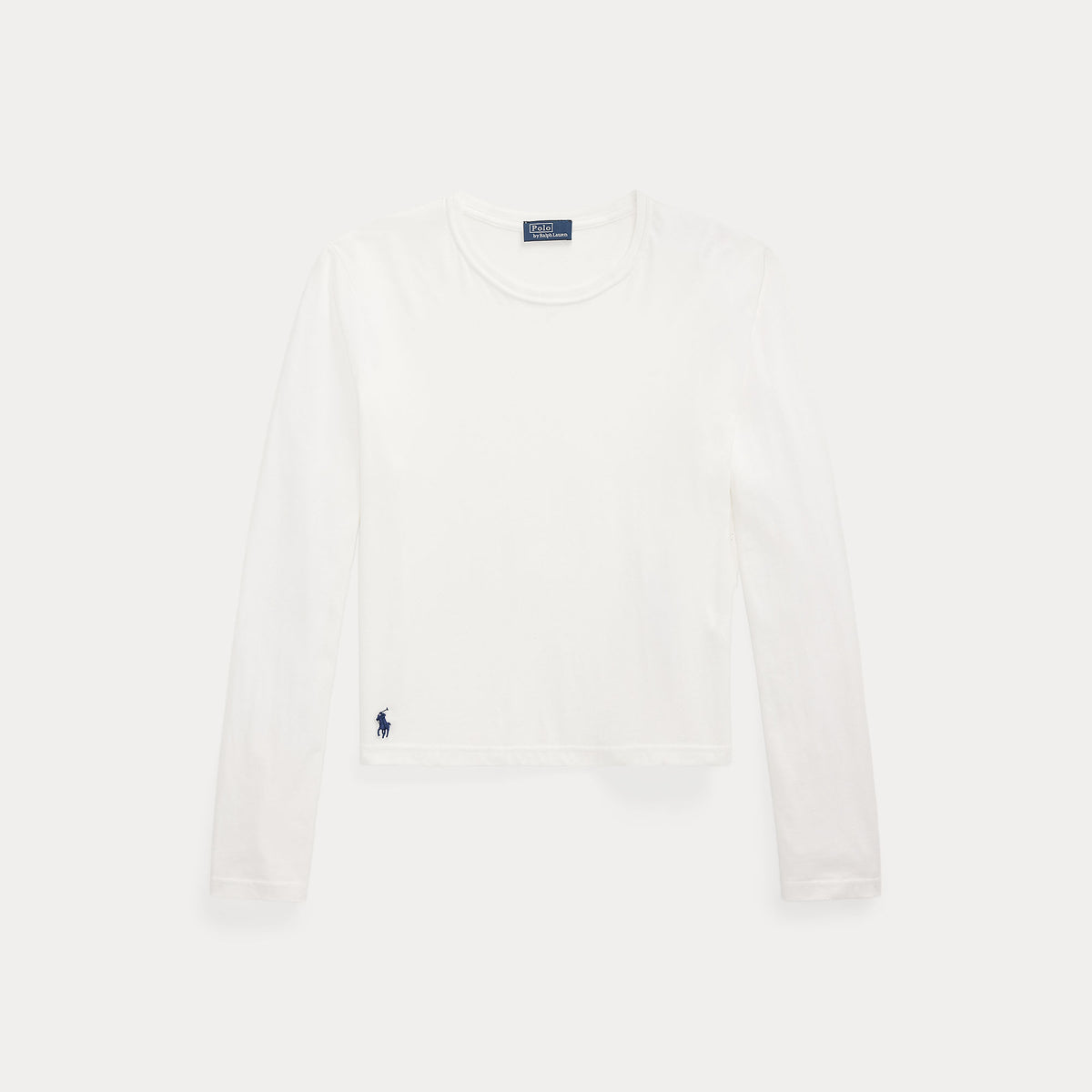 t-shirt crop maniche lunghe 211-967103 001 RALPH LAUREN POLO 