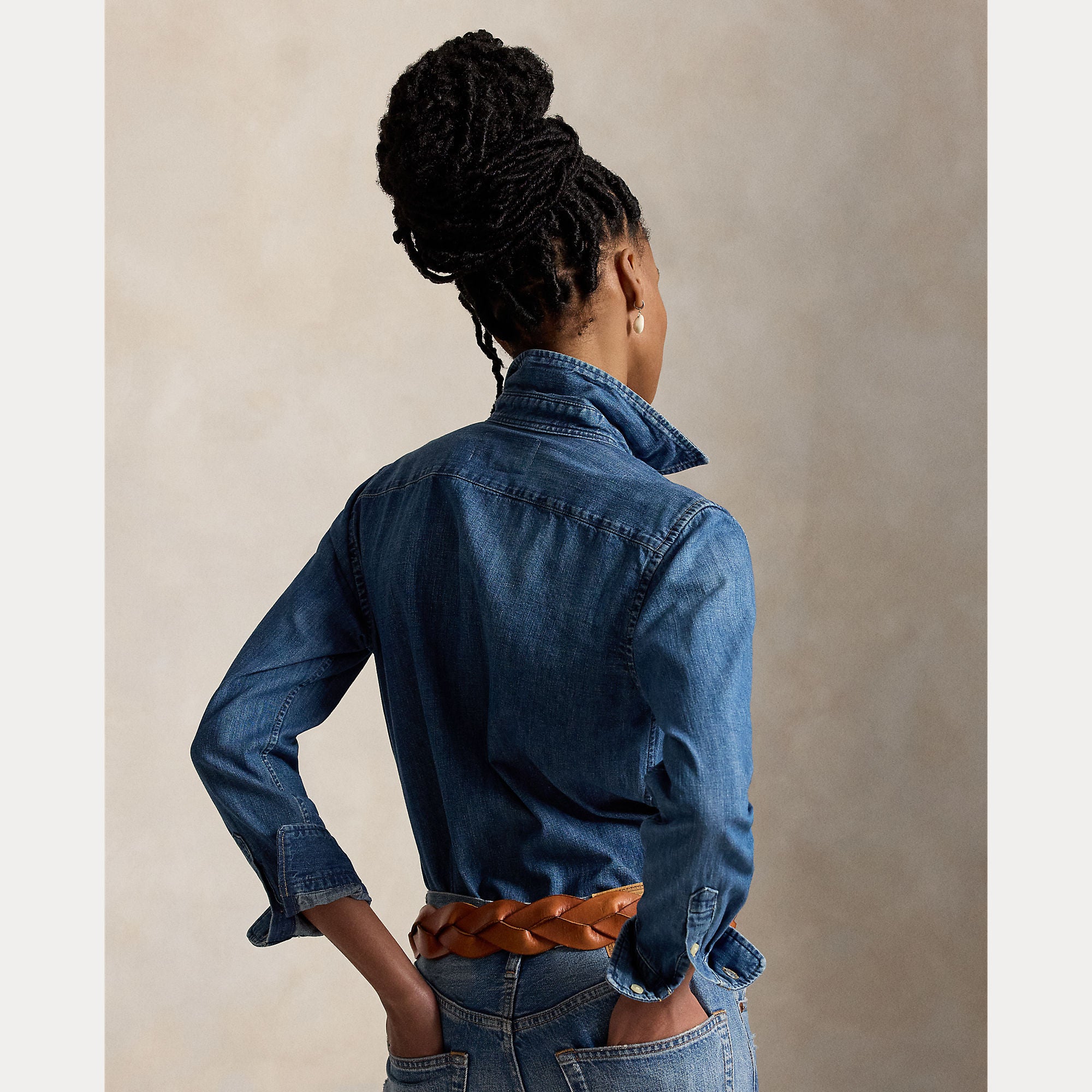 camicia in denim slim fit 211-969458 001 RALPH LAUREN POLO 