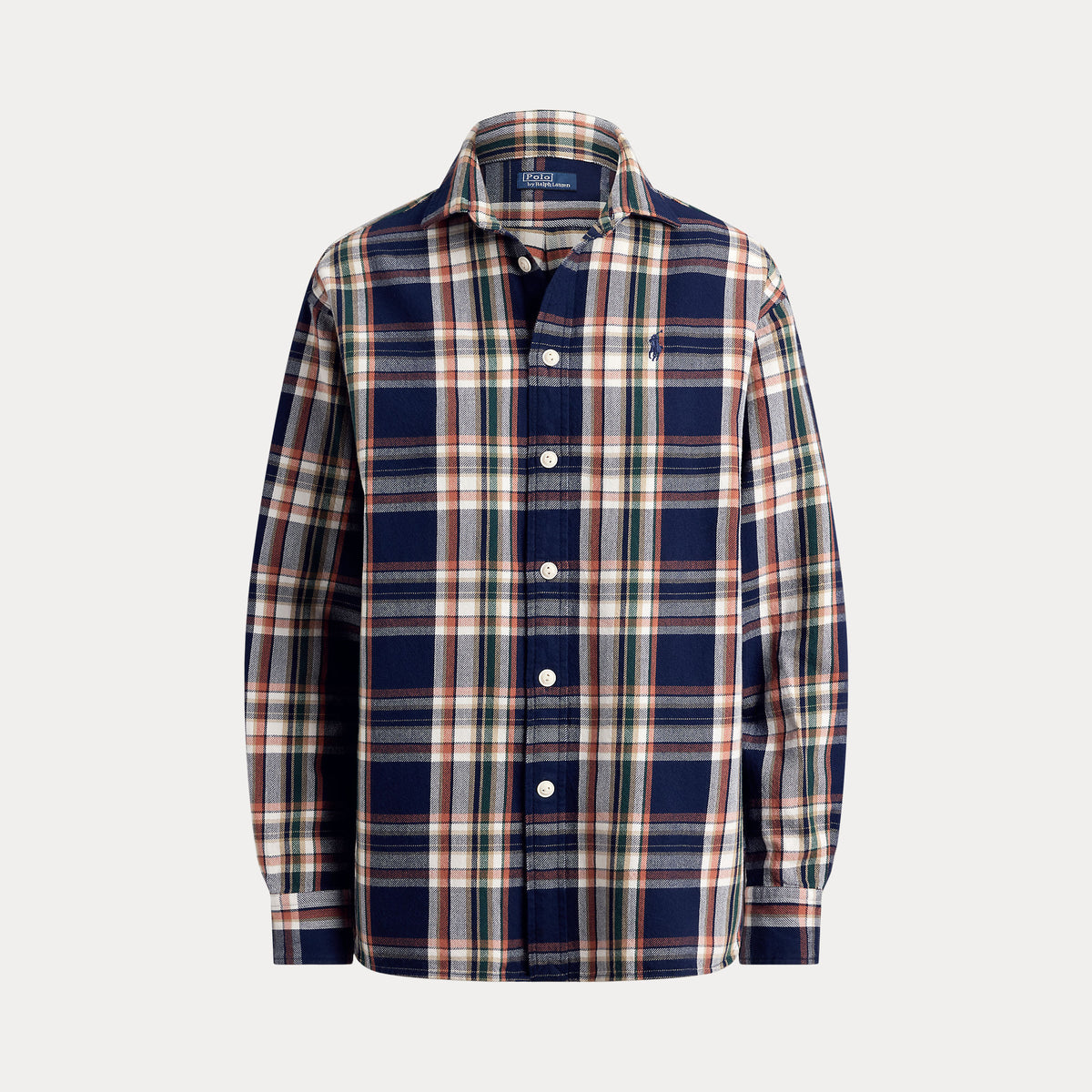 camicia a quadri in cotone 211-971515 502 RALPH LAUREN POLO 