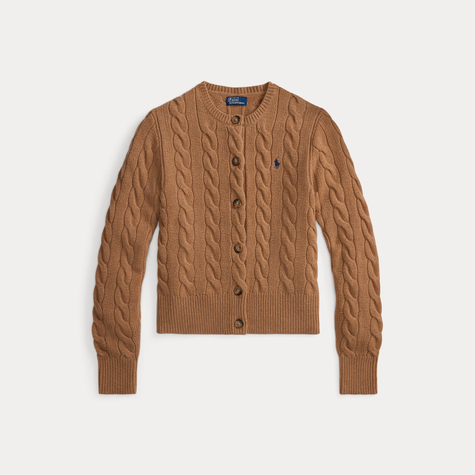 cardigan a trecce in lana e cashmere 211-972104 001 RALPH LAUREN POLO 