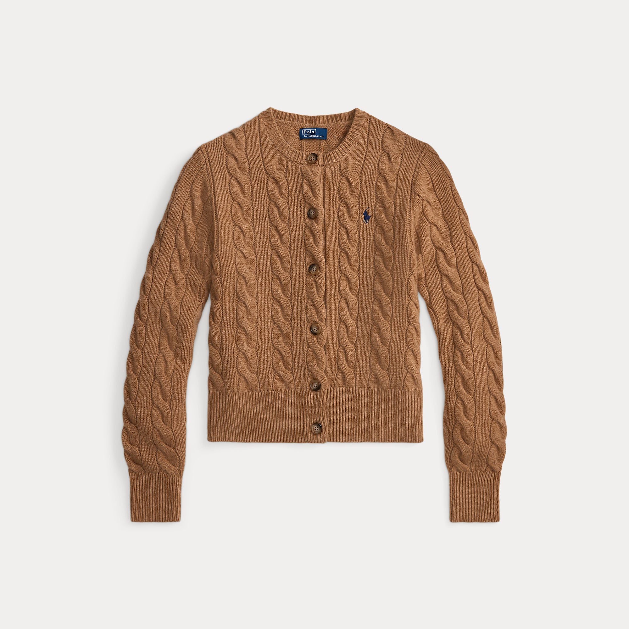 cardigan a trecce in lana e cashmere 211-972104 001 RALPH LAUREN POLO 