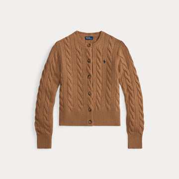 cardigan a trecce in lana e cashmere 211-972104 001 RALPH LAUREN POLO 