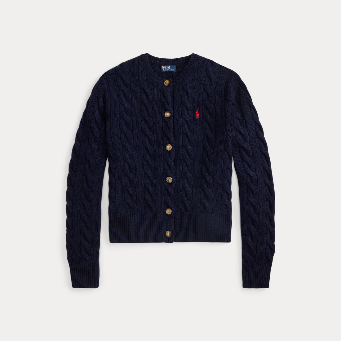 cardigan a trecce in lana e cashmere 211-972104 004 RALPH LAUREN POLO 