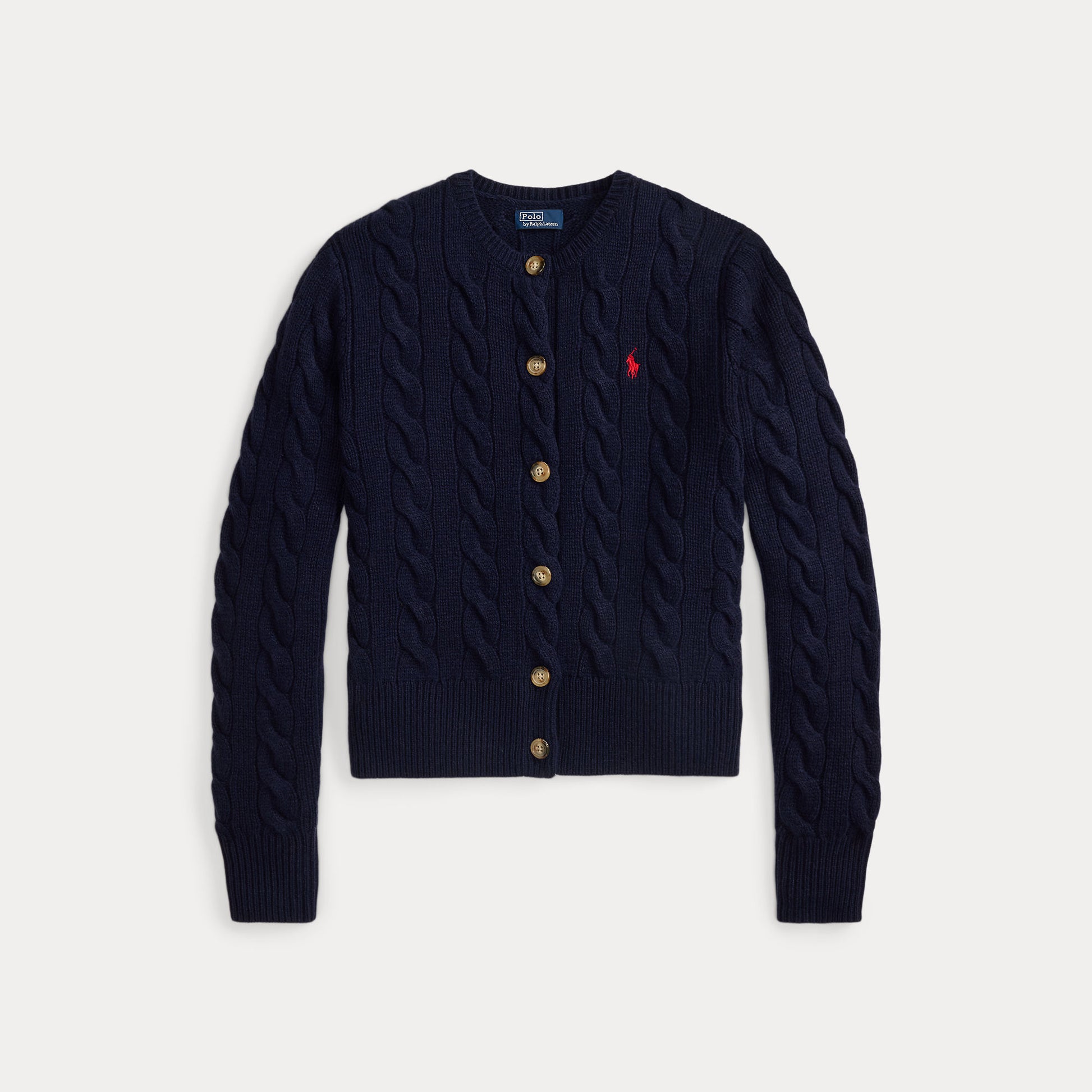 cardigan a trecce in lana e cashmere 211-972104 004 RALPH LAUREN POLO 