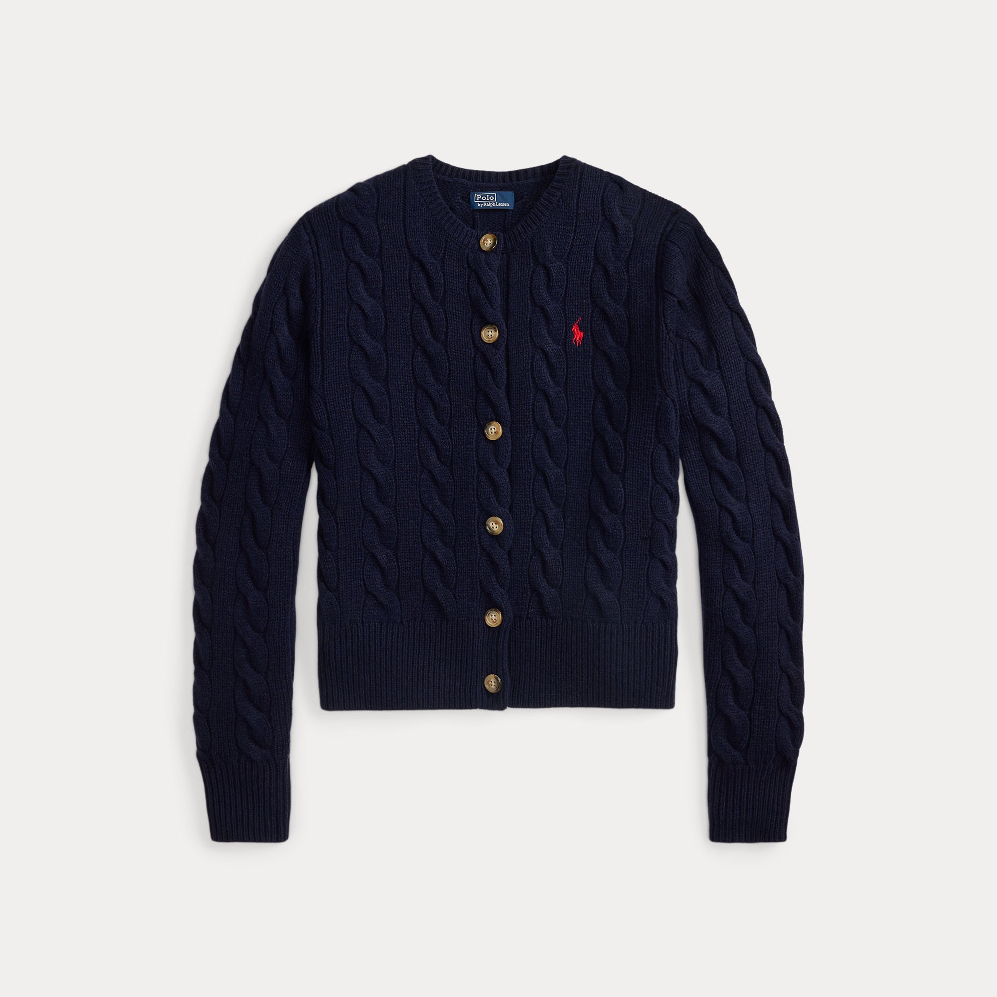 cardigan a trecce in lana e cashmere 211-972104 004 RALPH LAUREN POLO 