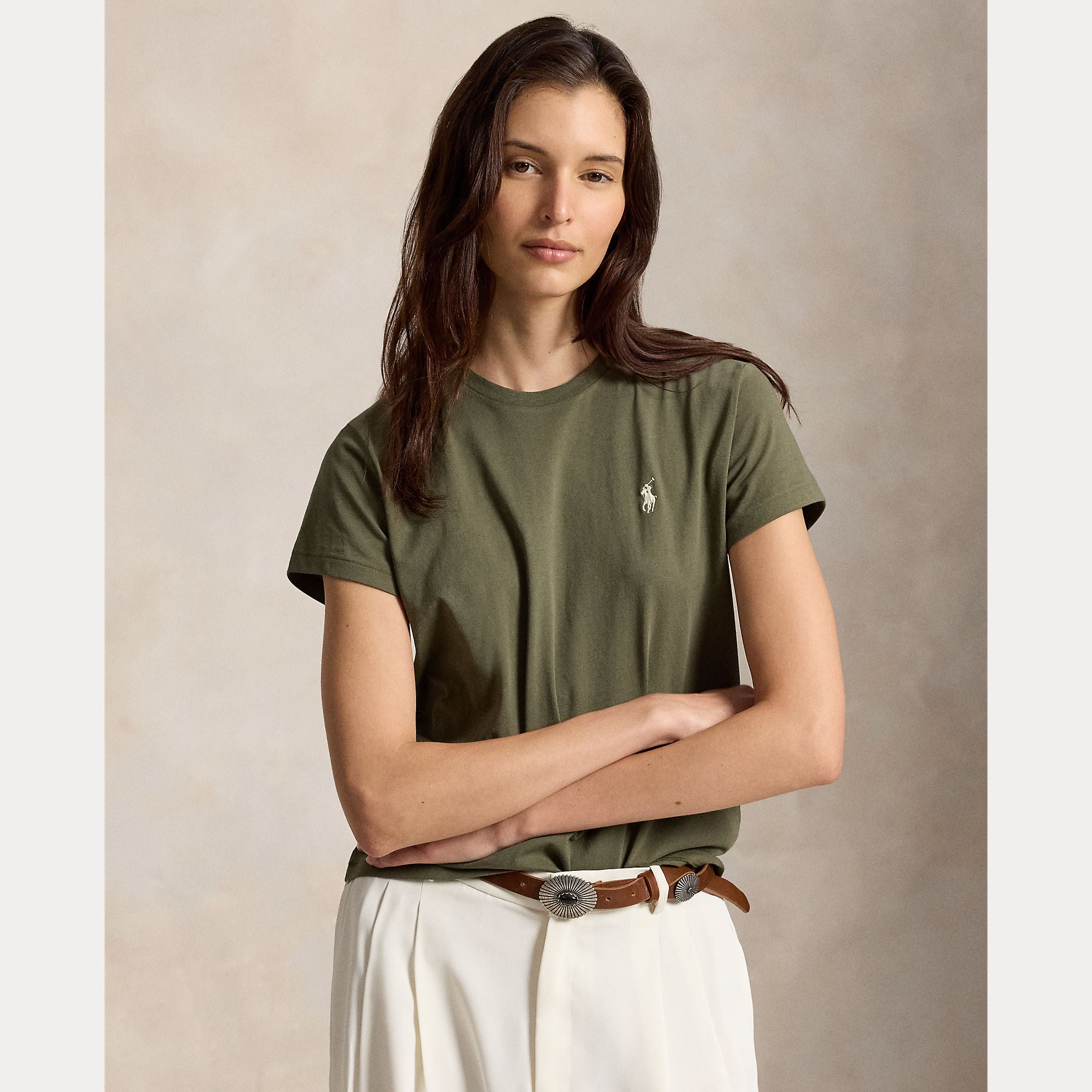 t-shirt con logo pony 211-B14605 023 RALPH LAUREN POLO 