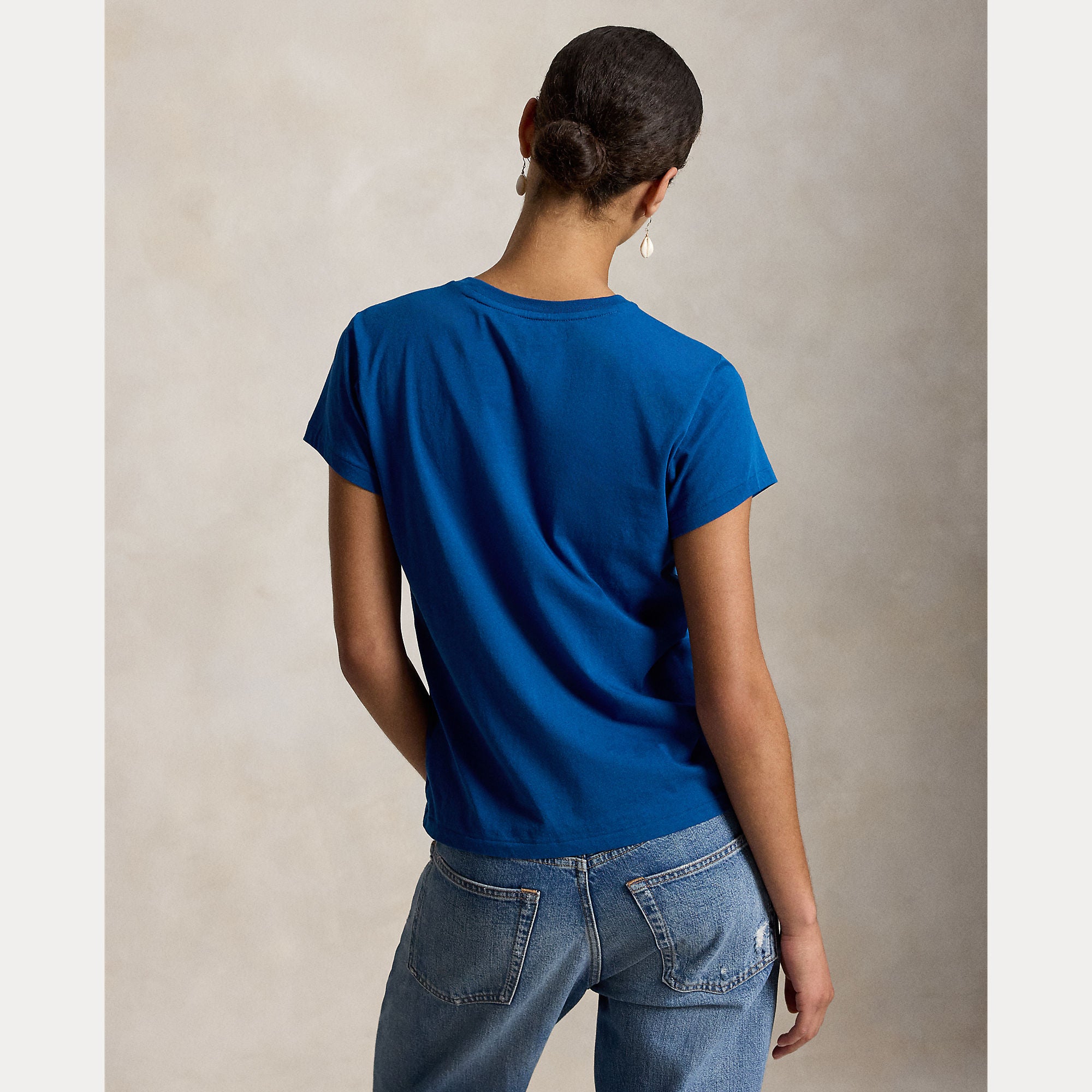 t-shirt con logo pony 211-B14605 024 RALPH LAUREN POLO 