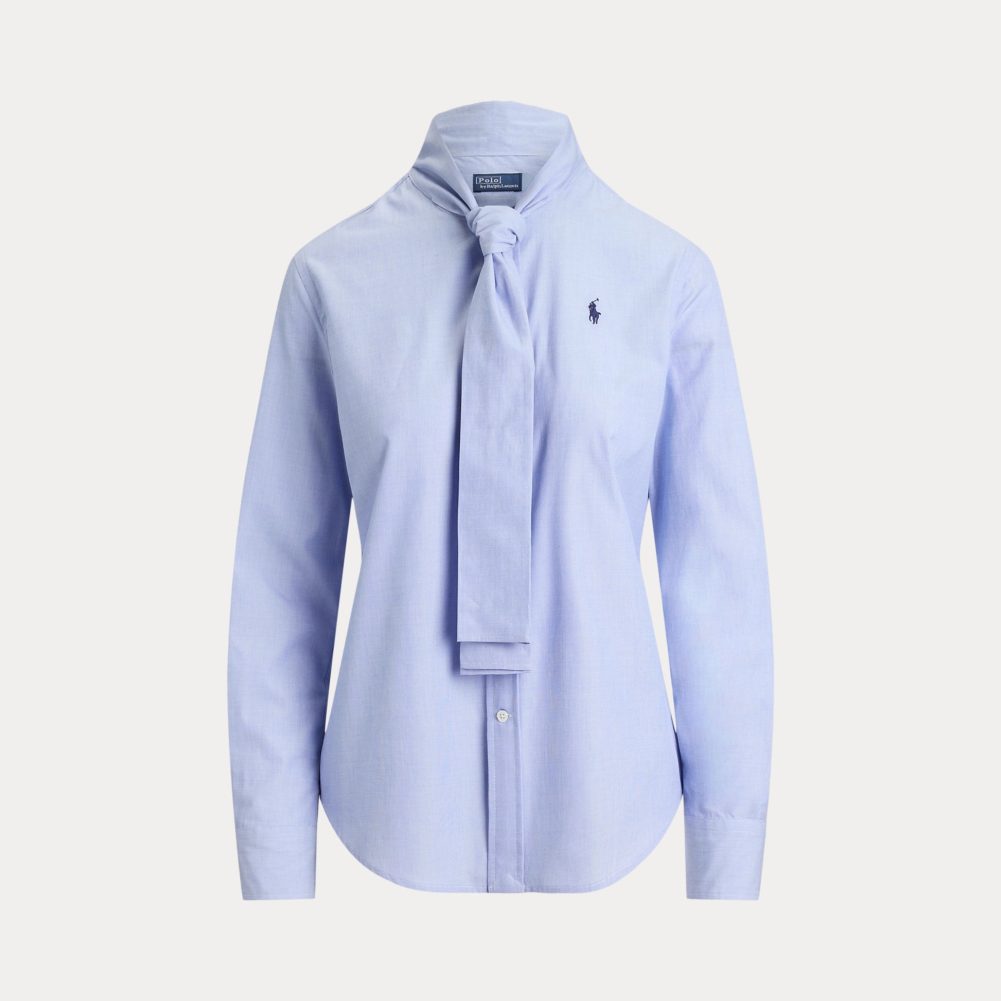camicia con lacci al collo 211-B17147 001 RALPH LAUREN POLO 