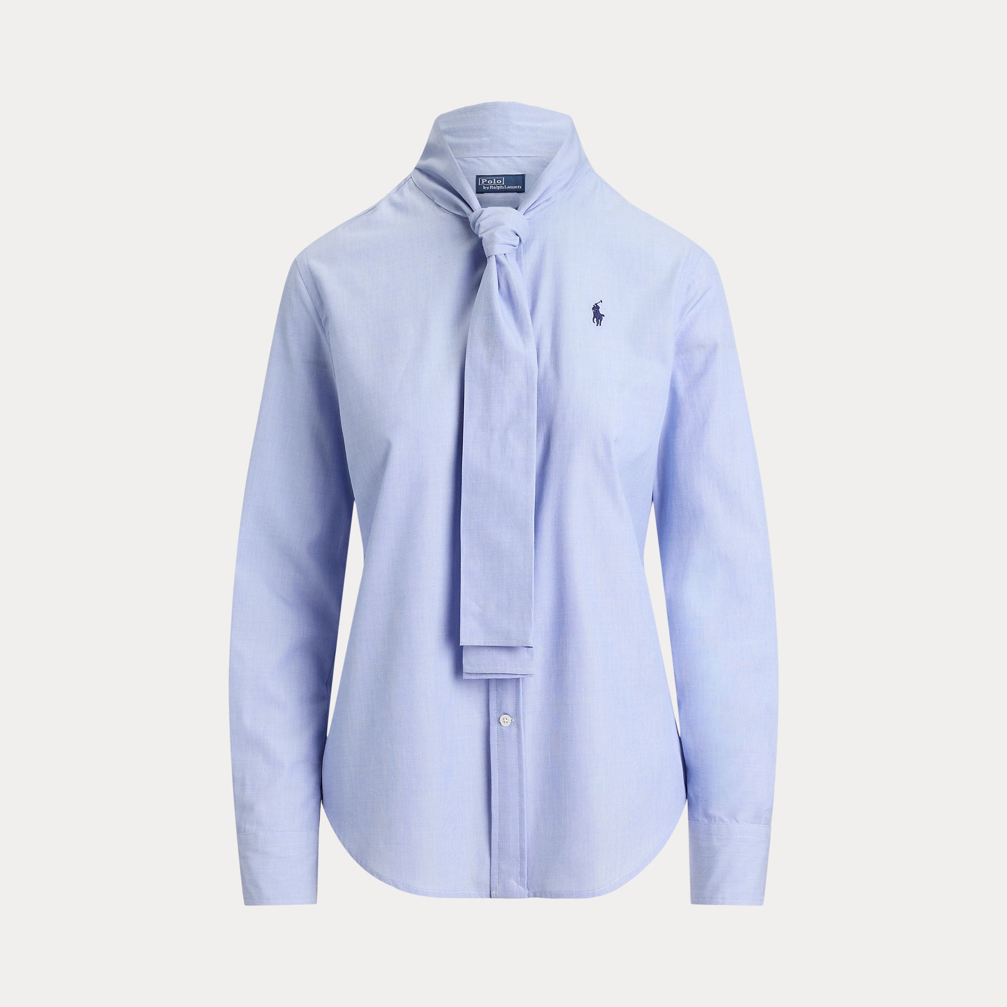 camicia con lacci al collo 211-B17147 001 RALPH LAUREN POLO 