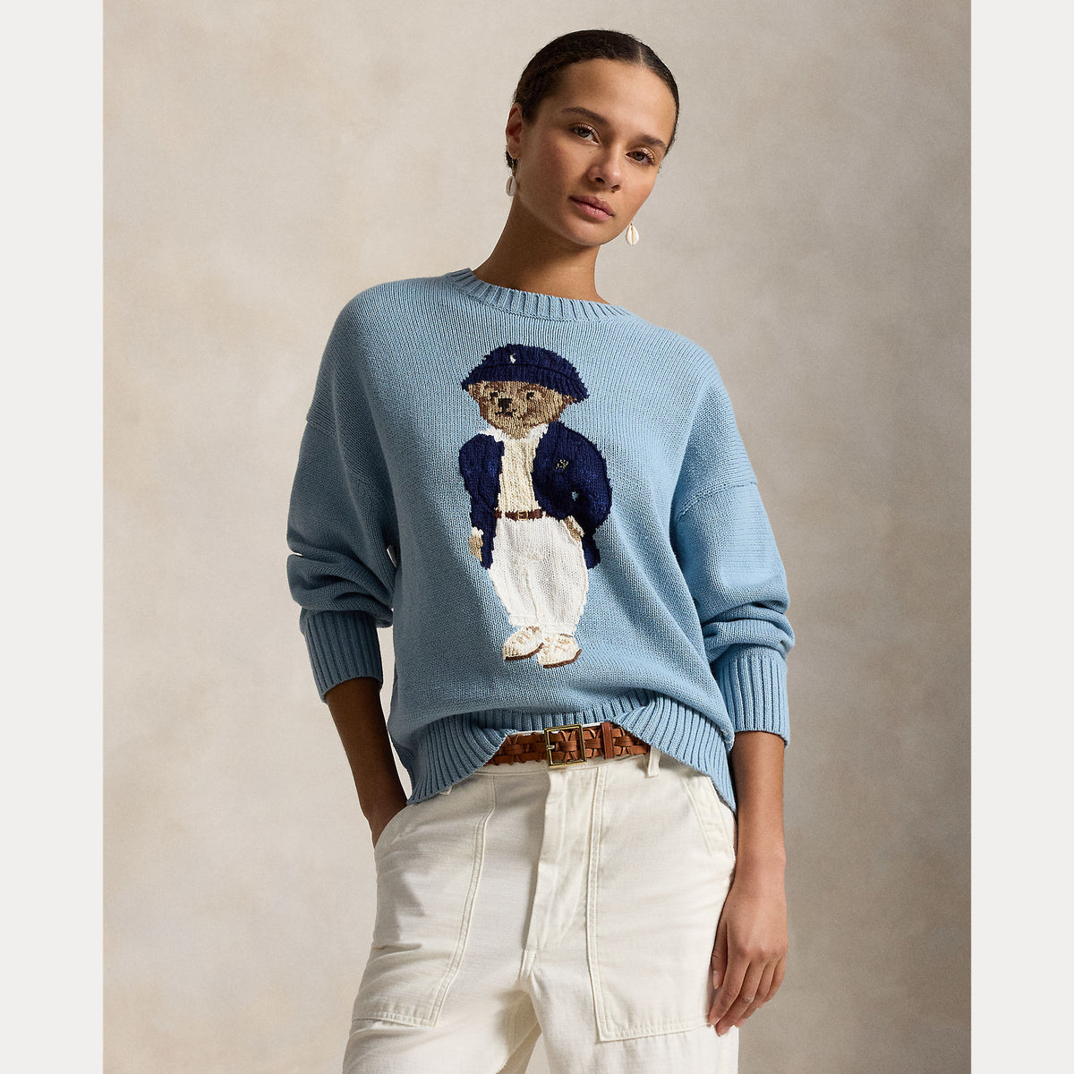 maglione polo bear in cotone 211-B17743 001 RALPH LAUREN POLO 