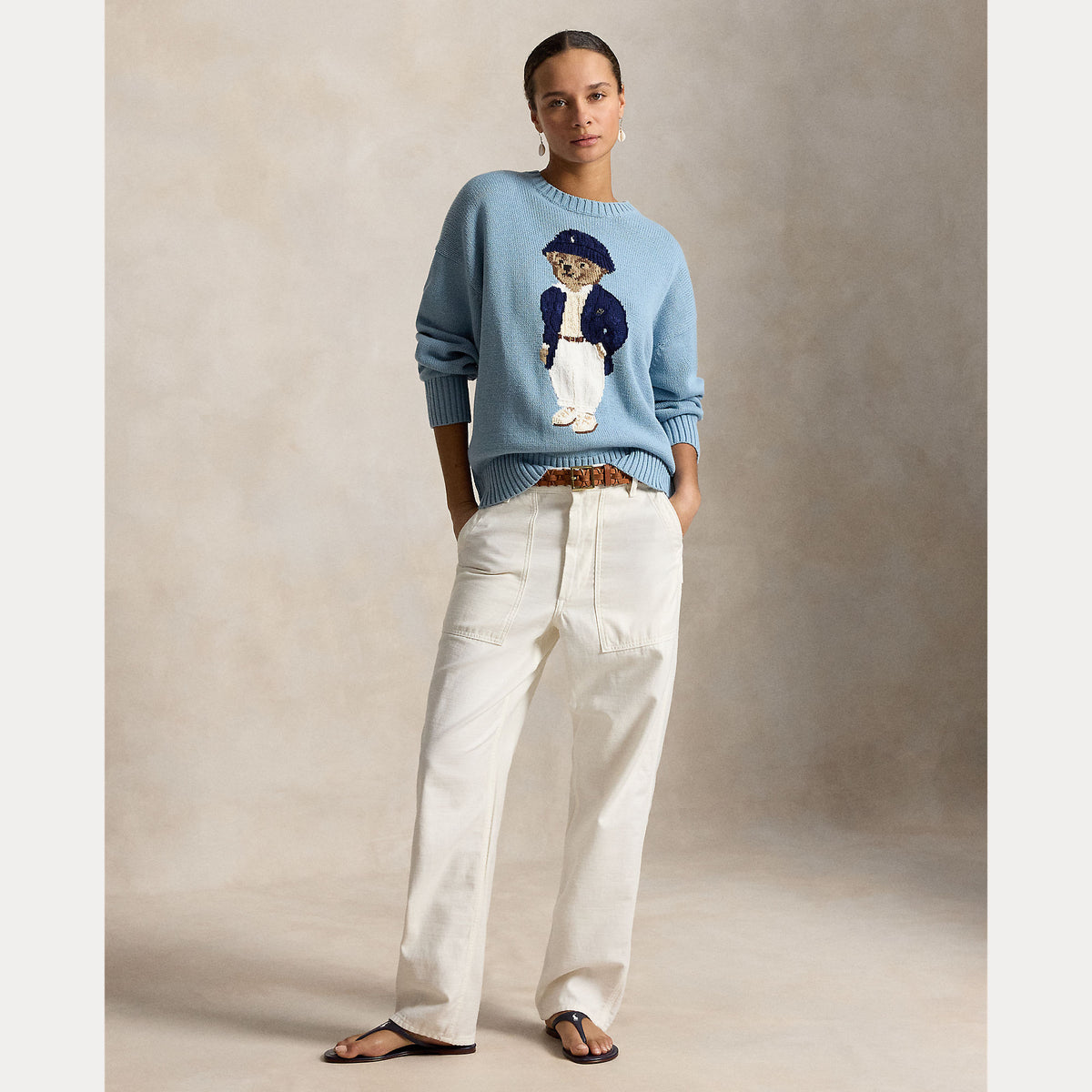 maglione polo bear in cotone 211-B17743 001 RALPH LAUREN POLO 